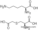 Molecular Structure of 49673-81-6 (L-Lysine S-(carboxymethyl)-L-cysteine)