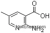 Molecular Structure of 532440-94-1 (3-Pyridinecarboxylicacid,2-amino-5-methyl-(9CI))