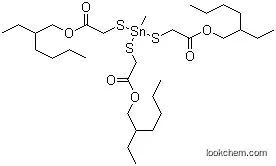 Molecular Structure of 54849-38-6 (Triisooctyl 2,2',2''-[(methylstannylidyne)tris(thio)]triacetate)