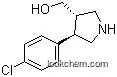 Molecular Structure of 55438-52-3 (((3S,4R)-4-(4-Chlorophenyl)pyrrolidin-3-yl)methanol)