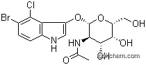 Molecular Structure of 5609-91-6 (5-BROMO-4-CHLORO-3-INDOLYL-N-ACETYL-BETA-D-GLUCOSAMINIDE)