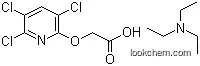 Molecular Structure of 57213-69-1 ([(3,5,6-trichloro-2-pyridyl)oxy]acetic acid, compound with triethylamine (1:1))