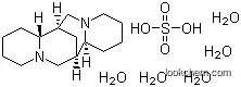 Molecular Structure of 6160-12-9 ((-)-Sparteine sulfate pentahydrate)