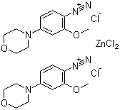 2-Methoxy-4-morpholinobenzenediazonium chloride zinc chloride double salt(67801-08-5)