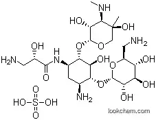 Molecular Structure of 67814-76-0 (Isepamicin sulfate)
