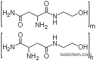 Molecular Structure of 70679-99-1 (Poly-alpha,beta-(N-2-hydroxyethyl)-DL-aspartamide)