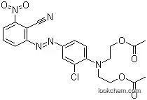 Molecular Structure of 73755-70-1 (2-[[4-[(2-cyano-3-nitrophenyl)azo]-2-chlorophenyl](2-acetoxyethyl)amino]ethyl acetate)
