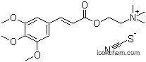 Molecular Structure of 7431-77-8 (Sinapine thiocyanate)