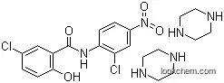 Molecular Structure of 81424-66-0 (5-chloro-N-(2-chloro-4-nitrophenyl)salicylamide, compound with piperazine (2:1))