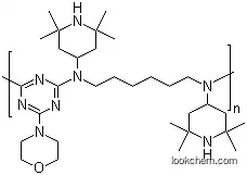 Molecular Structure of 82451-48-7 (Poly[N,N'-bis(2,2,6,6-tetramethyl-4-piperidinyl)-1,6-hexanediamine-co-2,4-dichloro-6-morpholino-1,3,5-triazine])