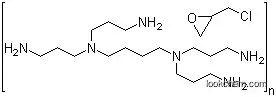 Molecular Structure of 851373-13-2 (N,N,N',N'-Tetrakis(3-aminopropyl)-1,4-butanediamine polymer with 2-(chloromethyl)oxirane)