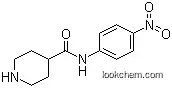 Molecular Structure of 883106-59-0 (PIPERIDINE-4-CARBOXYLIC ACID (4-NITRO-PHENYL)-AMIDE)