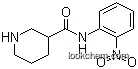 Molecular Structure of 883106-67-0 (PIPERIDINE-3-CARBOXYLIC ACID (2-NITRO-PHENYL)-AMIDE)