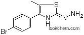 Molecular Structure of 886494-27-5 (4-(4-Bromophenyl)-5-methyl-2(3H)-thiazolone hydrazone)
