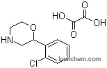 Molecular Structure of 913297-04-8 (2-(2-Chlorophenyl)morpholine oxalate)