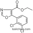 Molecular Structure of 951885-31-7 (Ethyl 5-(2,3-dichlorophenyl)oxazole-4-carboxylate)