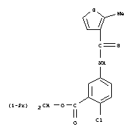 180034-55-3,2-methyl-1-(1-methylethyl)propyl 2-chloro-5-{[(2-methylthiophen-3-yl)carbonothioyl]amino}benzoate,