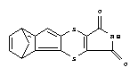 25335-82-4,5,8-Methano-1H,5H-indeno[1',2':5,6][1,4]dithiino[2,3-c]pyrrole-1,3(2H)-dione,5,8-Methano-5H-indeno[1,2-b]-p-dithiin-2,3-dicarboximide(8CI); 5,8-Methano-1H,5H-indeno[1',2':5,6]-p-dithiino[2,3-c]pyrrole-1,3(2H)-dione;5,8-Methano-5H-indeno[1,2-b][1,4]dithiin-2,3-dicarboximide