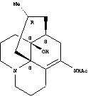 Molecular Structure of 62023-86-3 (Acetamide,N-[(8aS,9S,11R,12aS)-3,4,6,7,8,8a,9,10,11,12-decahydro-8a-hydroxy-11-methyl-2H-9,1-ethanylylidenebenzo[i]quinolizin-14-yl]-(9CI))