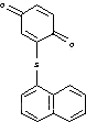 Molecular Structure of 6277-64-1 (2-(naphthalen-1-ylsulfanyl)cyclohexa-2,5-diene-1,4-dione)