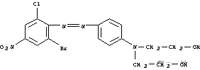 Molecular Structure of 73287-62-4 (2,2'-[[4-[(2-Bromo-6-chloro-4-nitrophenyl)azo]phenyl]imino]bisethanol)