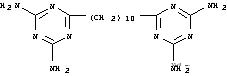 Molecular Structure of 77442-84-3 (6,6'-(decane-1,10-diyl)bis(1,3,5-triazine-2,4-diamine))