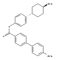 88038-82-8,[1,1'-Biphenyl]-4-carboxylicacid, 4'-propyl-, 4-(trans-4-propylcyclohexyl)phenyl ester,[1,1'-Biphenyl]-4-carboxylicacid, 4'-propyl-, 4-(4-propylcyclohexyl)phenyl ester, trans-;4-(trans-4-Propylcyclohexyl)phenyl 4-(4-propylphenyl)benzoate; L 1; L 1 (liquidcrystal)