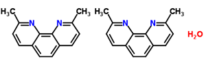 Molecular Structure of 34302-69-7 (1,10-Phenanthroline,2,9-dimethyl-, hydrate)