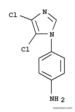 Molecular Structure of 175201-62-4 (4-(4,5-DICHLORO-1H-IMIDAZOL-1-YL)ANILINE)