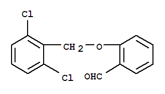Molecular Structure of 175203-16-4 (Benzaldehyde, 2-[(2,6-dichlorophenyl)methoxy]-)