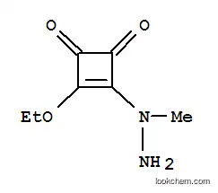 Molecular Structure of 175204-27-0 (3-ETHOXY-4-(1-METHYLHYDRAZINO)CYCLOBUT-3-ENE-1,2-DIONE)