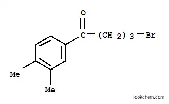 Molecular Structure of 175204-93-0 (4-BROMO-1-(3,4-DIMETHYLPHENYL)BUTAN-1-ONE)