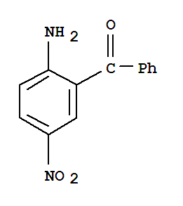 Molecular Structure of 1775-95-7 (2-Amino-5-nitrobenzophenone)