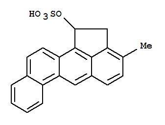 Benz[j]aceanthrylen-1-ol,1,2-dihydro-3-methyl-, hydrogen sulfate (9CI)