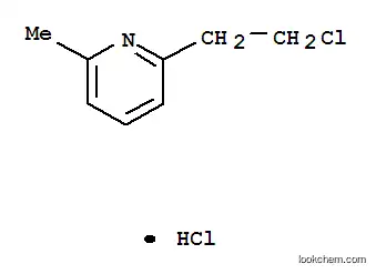 Molecular Structure of 17944-62-6 (PYRIDINE,2-(2-CHLOROETHYL-6-METHYL-HYDROCHLORIDE)(1:1))