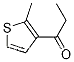 Molecular Structure of 100207-46-3 (1-(2-Methylthiophen-3-yl)propan-1-one)