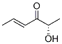 Molecular Structure of 219579-29-0 (4-Hexen-3-one, 2-hydroxy-, (2S,4E)- (9CI))