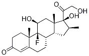 Molecular Structure of 426-17-5 (1,2-Dihydro Dexamethasone)