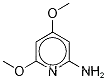 Molecular Structure of 914348-23-5 (4,6-DiMethoxy-2-pyridinaMine)