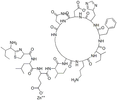 Molecular Structure of 92528-87-5 (ZINC BACITRACIN)