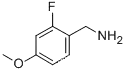 Molecular Structure of 937843-59-9 ((2-FLUORO-4-METHOXYPHENYL)METHANAMINE)