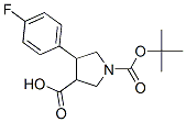 4-(4-FLUORO-PHENYL)-PYRROLIDINE-1,3-DICARBOXYLIC ACID 1-TERT-BUTYL ESTER