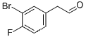 Molecular Structure of 109346-89-6 (2-(3-bromo-4-fluorophenyl)acetaldehyde)
