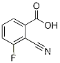 Molecular Structure of 1214379-33-5 (2-Cyano-3-fluorobenzoic acid)