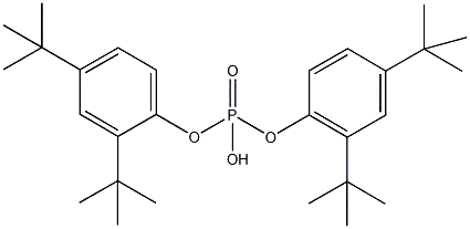 Molecular Structure of 69284-93-1 (Bis(2,4-di-tert-butylphenylphosphate)