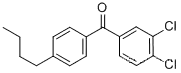 Molecular Structure of 844885-30-9 (4-N-BUTYL-3',4'-DICHLOROBENZOPHENONE)