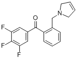 Molecular Structure of 898763-86-5 (2'-(3-PYRROLINOMETHYL)-3,4,5-TRIFLUOROBENZOPHENONE)