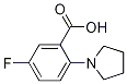 5-Fluoro-2-pyrrolidinobenzoic Acid