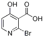 Molecular Structure of 1150561-81-1 (2-Bromo-4-hydroxynicotinic acid)