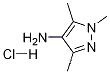 Molecular Structure of 1185303-62-1 (1,3,5-TriMethyl-1H-pyrazol-4-aMine hydrochloride)